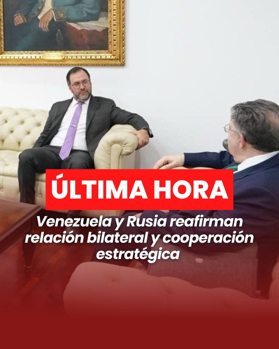 maevenof's tweet photo. El canciller venezolano Yván Gil sostuvo una reunión con Alexander Shchetinin, director del Departamento de América Latina del Ministerio de Relaciones Exteriores de Rusia, para revisar los avances en la cooperación bilateral estratégica entre ambos países. En la conversación se destacó la hermandad y solidaridad entre Venezuela y Rusia, subrayando su compromiso conjunto con la construcción de un mundo multipolar. La relación entre ambos países sigue siendo estrecha y se fortalece cada vez más en las últimas décadas.

https://t.co/VflmtmW9gY

#LosQueremosDeVuelta #BringThemBack #FreeCilia #FreeMaduro #venezuela