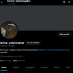 Photo by Delta | Velociraptor (@DeltaTheRaptr)