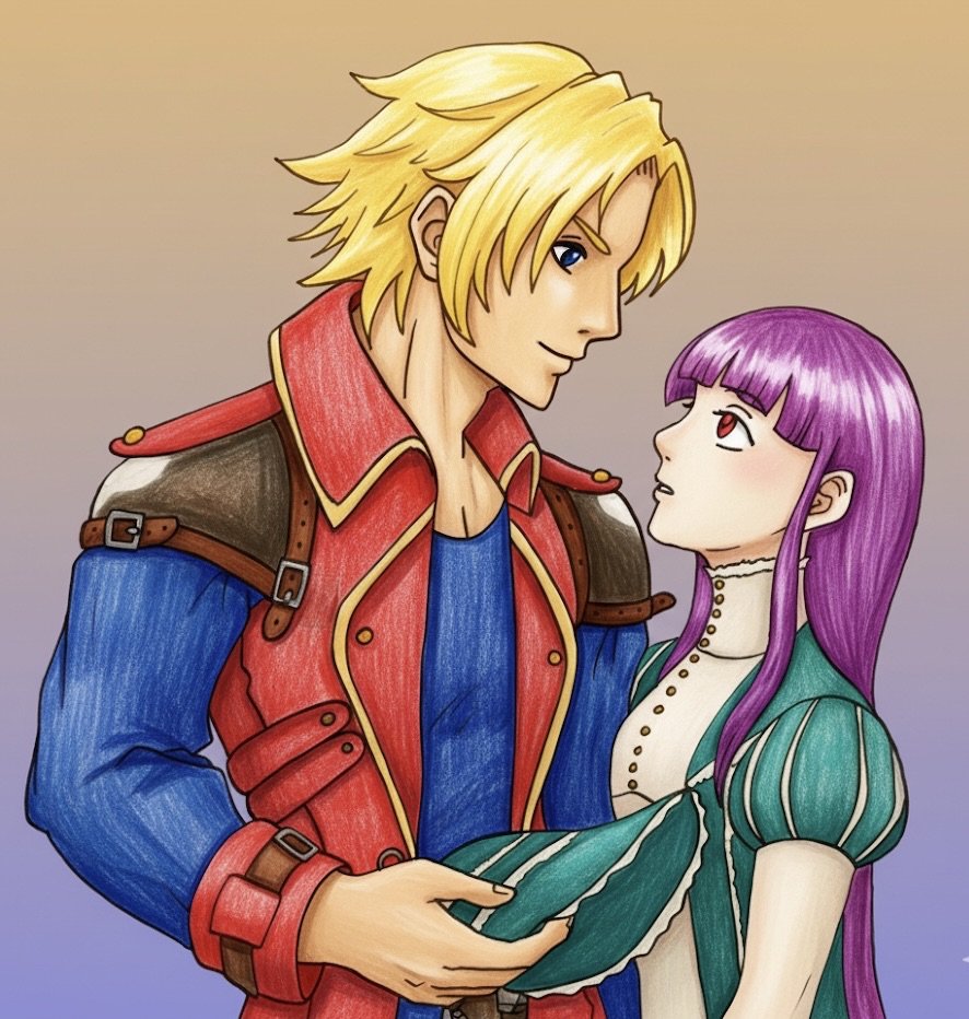ChameleonnD98's tweet photo. Random ship art go
My sister drew this for me last year because I'm sane about them. She's not on Twitter, but she has insta as tired_nerdmom
#Castlevania #CastlevaniaPortraitofRuin
#JonathanMorris #LorettaLecarde https://t.co/9jVq3AGA08