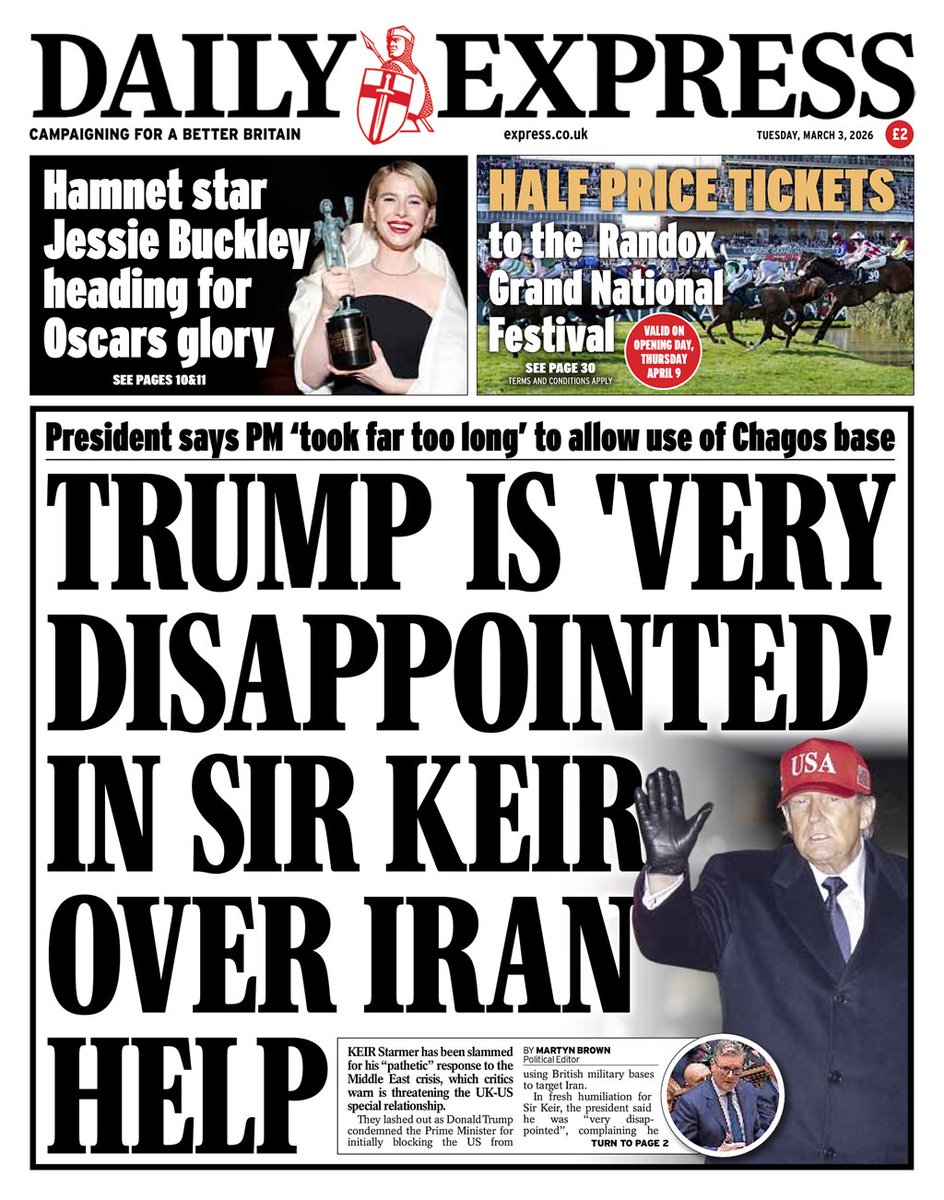 GoldenOldiesRad's tweet image. Sir Keir Starmer has been "SLAMMED" by the US president for his response to the Middle East conflict, according to the Daily Express, which claims the "SPECIAL RELATIONSHIP" between the UK and the US could be at risk as a result.