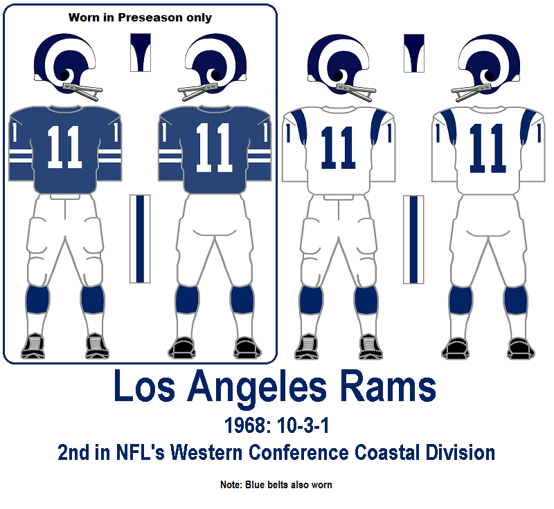RustySpoon816's tweet photo. @MezzMysterio @FB_Helmet_Guy right after they moved back to LA they were initially planning to change to a 1960s inspired uniform but NFL rules forced them to keep the St. Louis era jerseys as they had tweaked them less than 5 years ago https://t.co/ZdixVY7KdZ