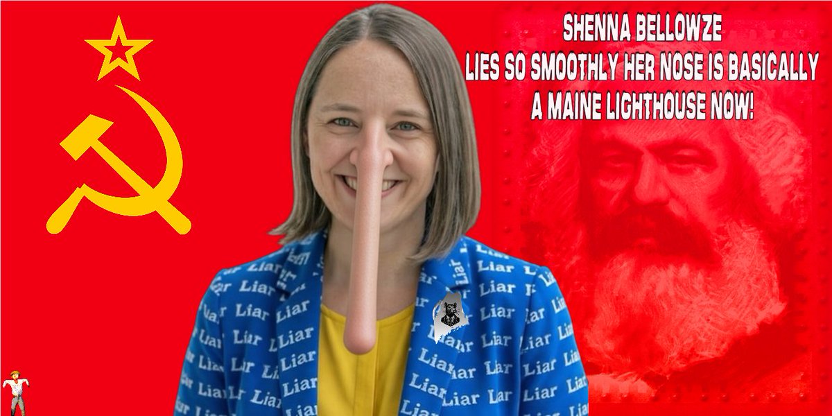 Scare_Crow's tweet image. x.com/MaineGirl1717/…
Why does Shenna Bellowze's schnoz stretch? Each word about "upholding democracy" adds an inch—must be compensating for those short-on-truth decisions!
#MaineVibes #Vacationland #MaineAdventures
#DowneastDreams #LobsterLoveME #MaineMagic
#CoastalMaine