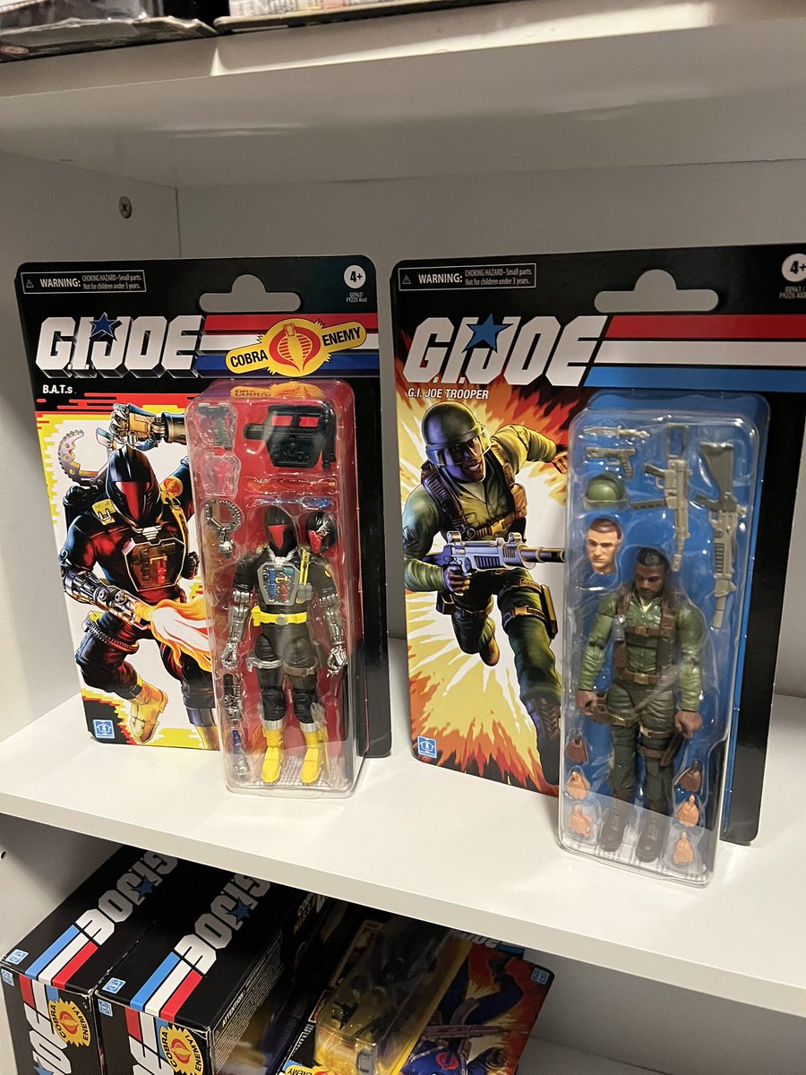 MikeBGameGenie's tweet image. Finally got around to grabbing these 2 guys this past weekend. Nit a wave I was very excited by and hopefully this doesn’t mean GI Joe Classified Retro is going away #gijoe