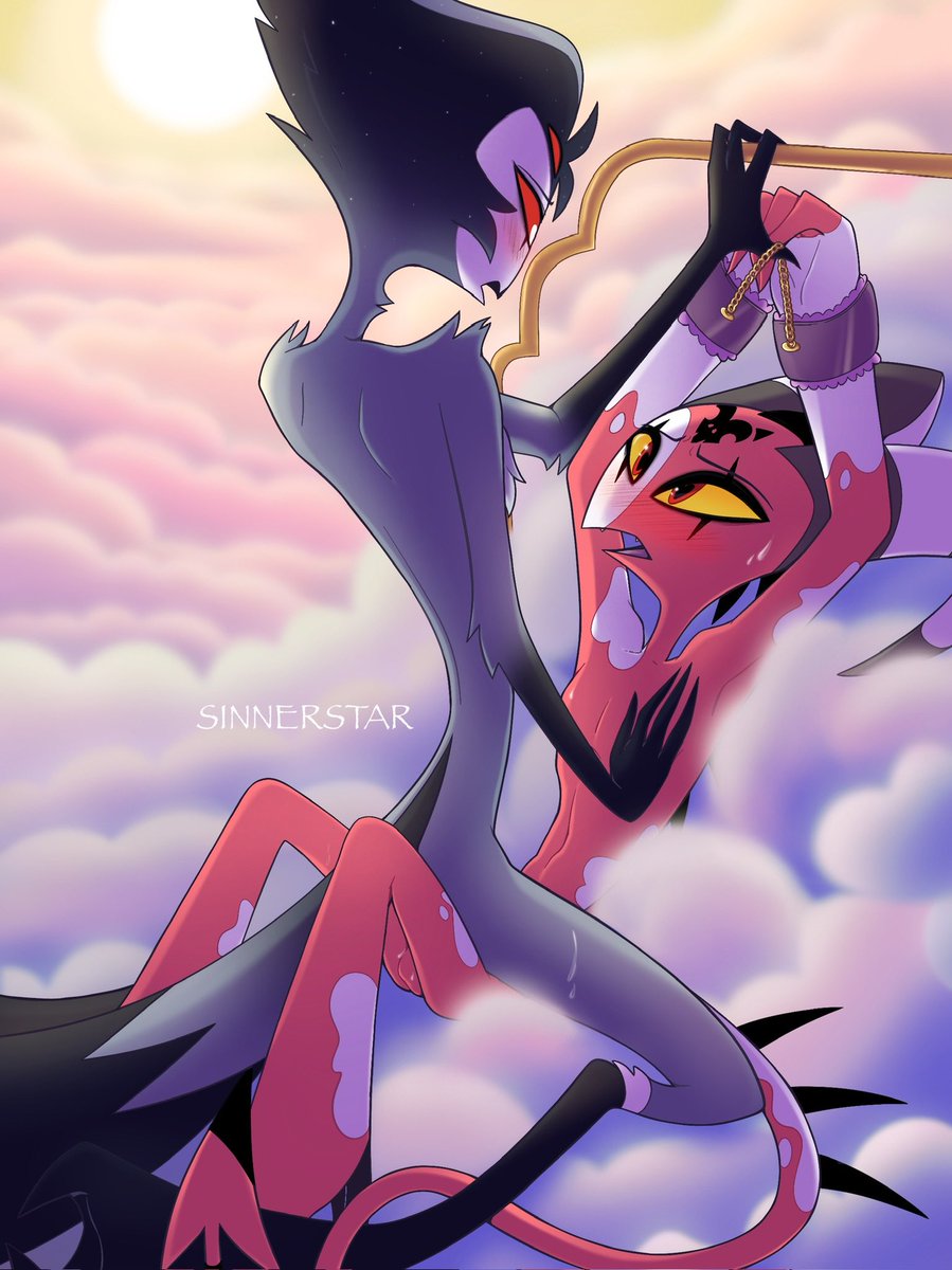 SinnerStarx's tweet photo. Comm for @cowboy0823 ! Bringing a lil’ Hell into Heaven. ☁️
#stolitz #helluvaboss https://t.co/zcnhFWr9nD