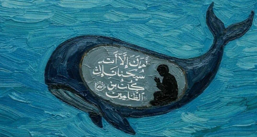 esraincc's tweet photo. لَا إِلٰهَ إِلَّا أَنْتَ سُبْحَانَكَ إِنِّي كُنْتُ مِنَ الظَّالِمِينَ
*“Lâ ilâhe illâ ente sübhâneke innî küntü minezzâlimîn”*

*Balığın karnında bile bir umut vardı. Sakın Umudunu kaybetme*    🩵✨ https://t.co/zeWSwOM9z2