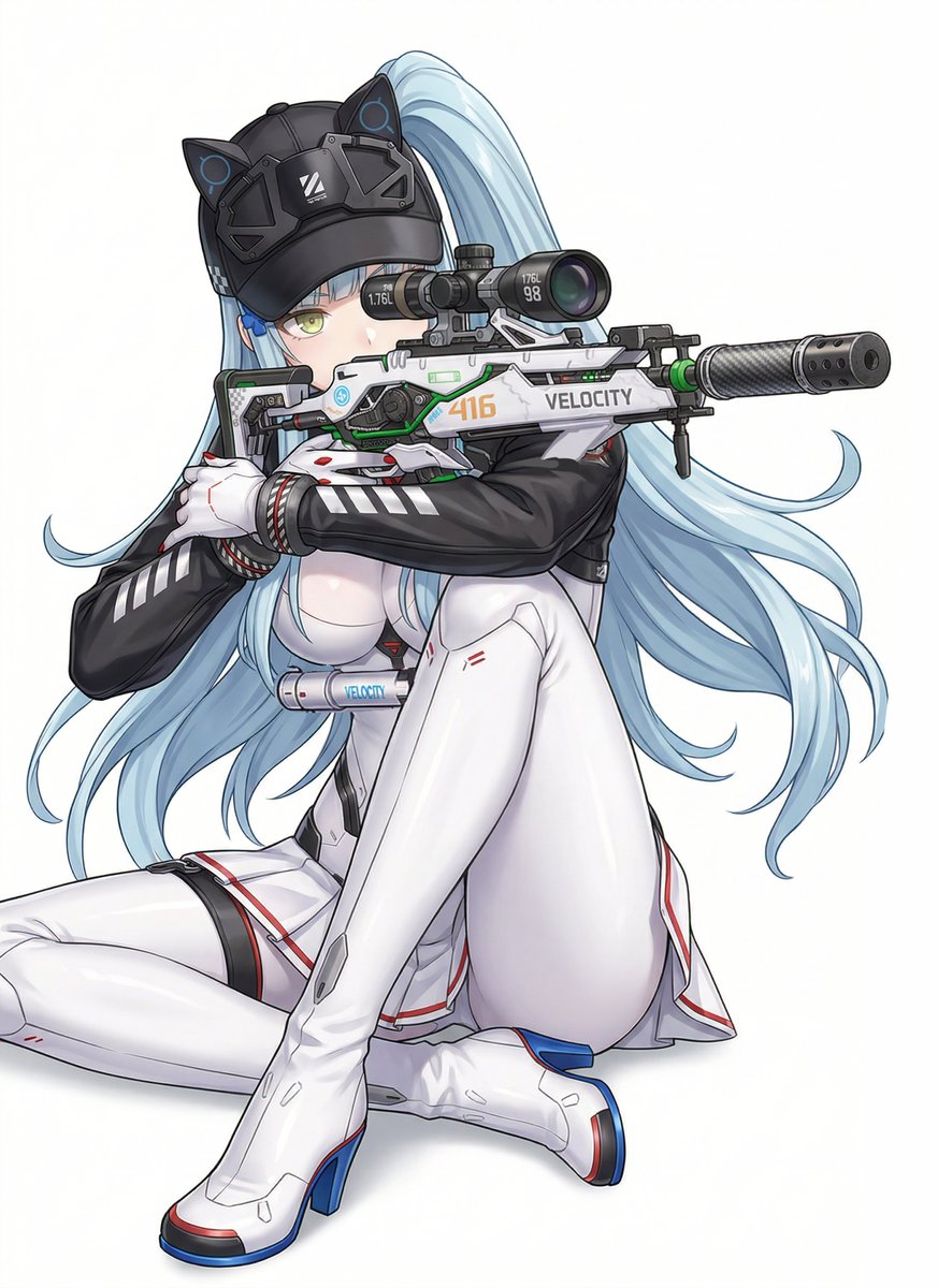 ドールズフロントライン2:エクシリウム クルカイ 
の
ハスコック撃ち狙撃スタイル 