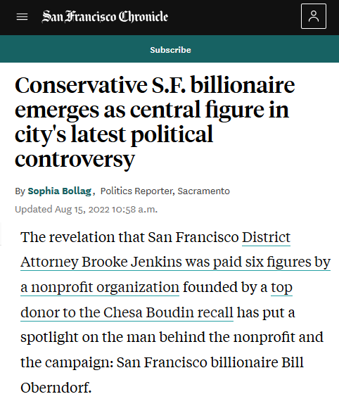 Brooke doesn't want the wealth tax on billionaires because they have a record of "giving money to the city," ostensibly to create jobs. She should know, a billionaire created hers.