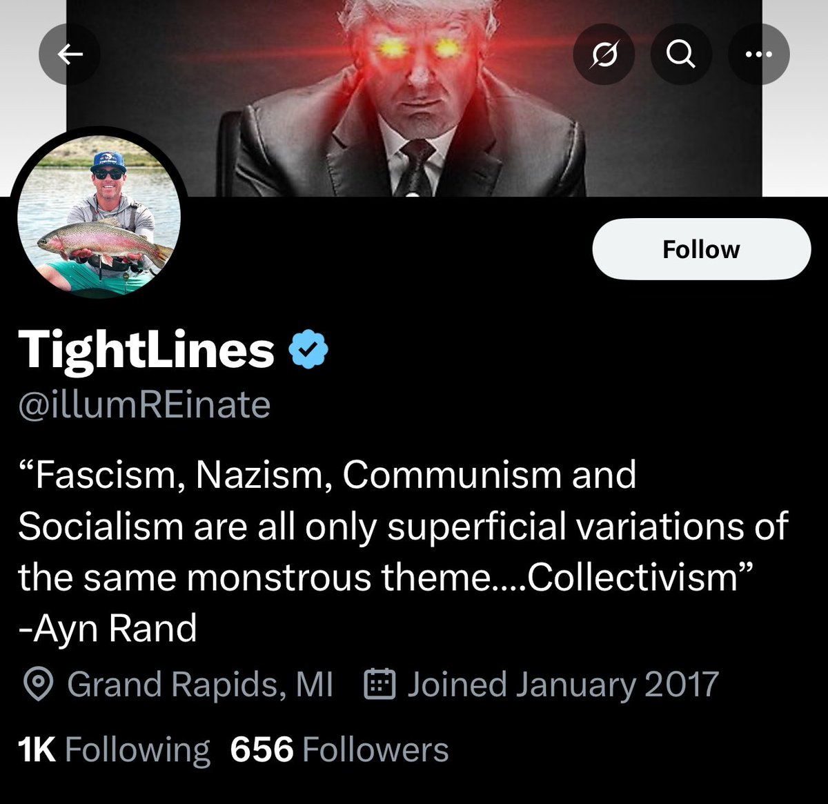 CaseyOneillTM's tweet photo. @illumREinate @IanCarrollShow @LauraLoomer Daul Loyalist Jackboot Found 🤡 https://t.co/u2ELaRoyyl
