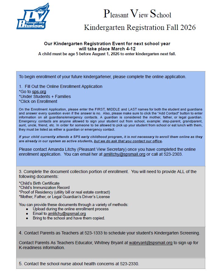 Pleasant View School tweet media