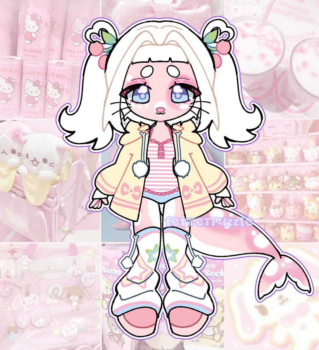 🍒pink seal moodboard adoptable 
𓎟𓎟𓎟𓎟𓎟୨୧𓎟𓎟𓎢𓎟𓎟 
⤷ $35 - commercial use included
check comments for🔗! 
 𓎟𓎟𓎟𓎟𓎟୨୧𓎟𓎟𓎢𓎟𓎟 
#adoptables #characterdesign #adoptabledesign