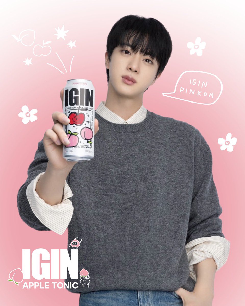 JINI'S LAMP, CO-OWNED BY BTS JIN, LAUNCHES “IGIN PINK TONIC
