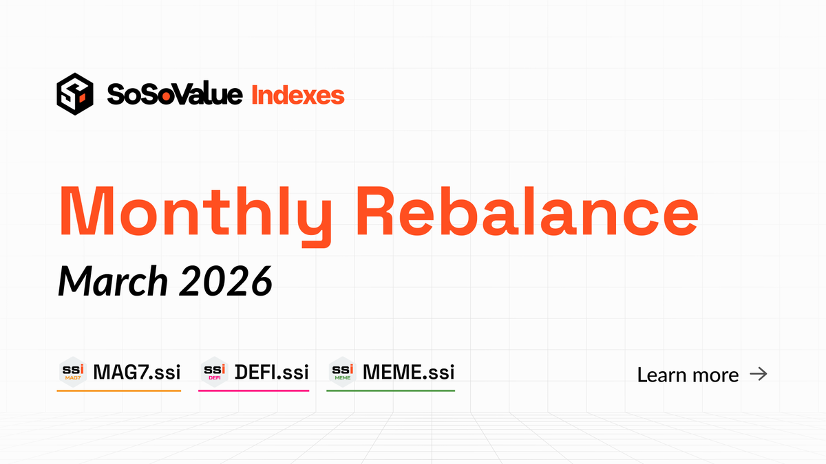 SSI (SoSoValue Indexes) tweet media