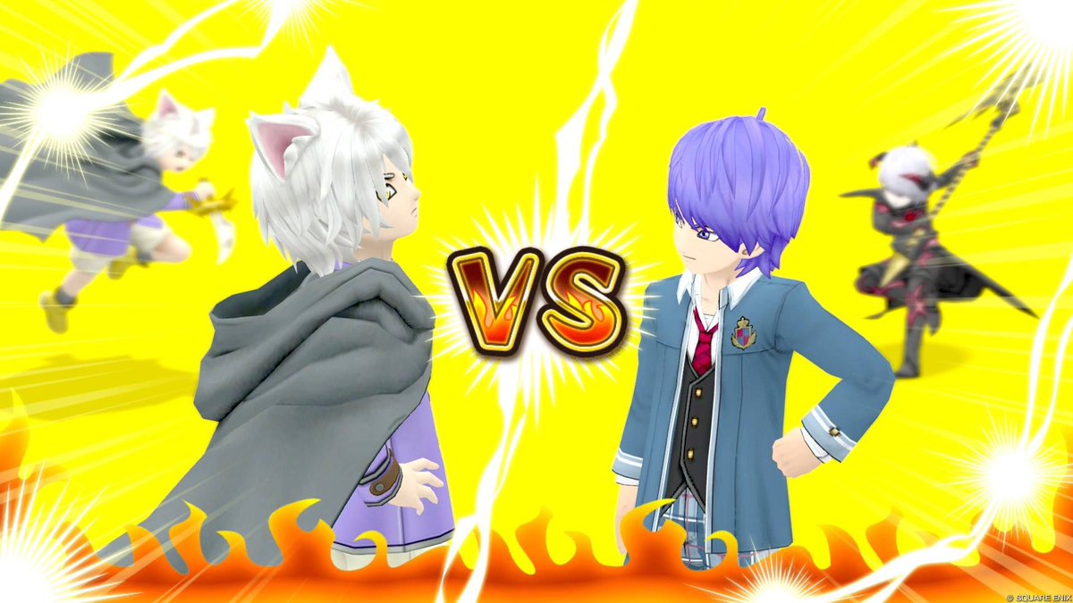 dqpi__ko's tweet photo. 今年のリソルくんVSラキくん https://t.co/ZwJFqOhiAs