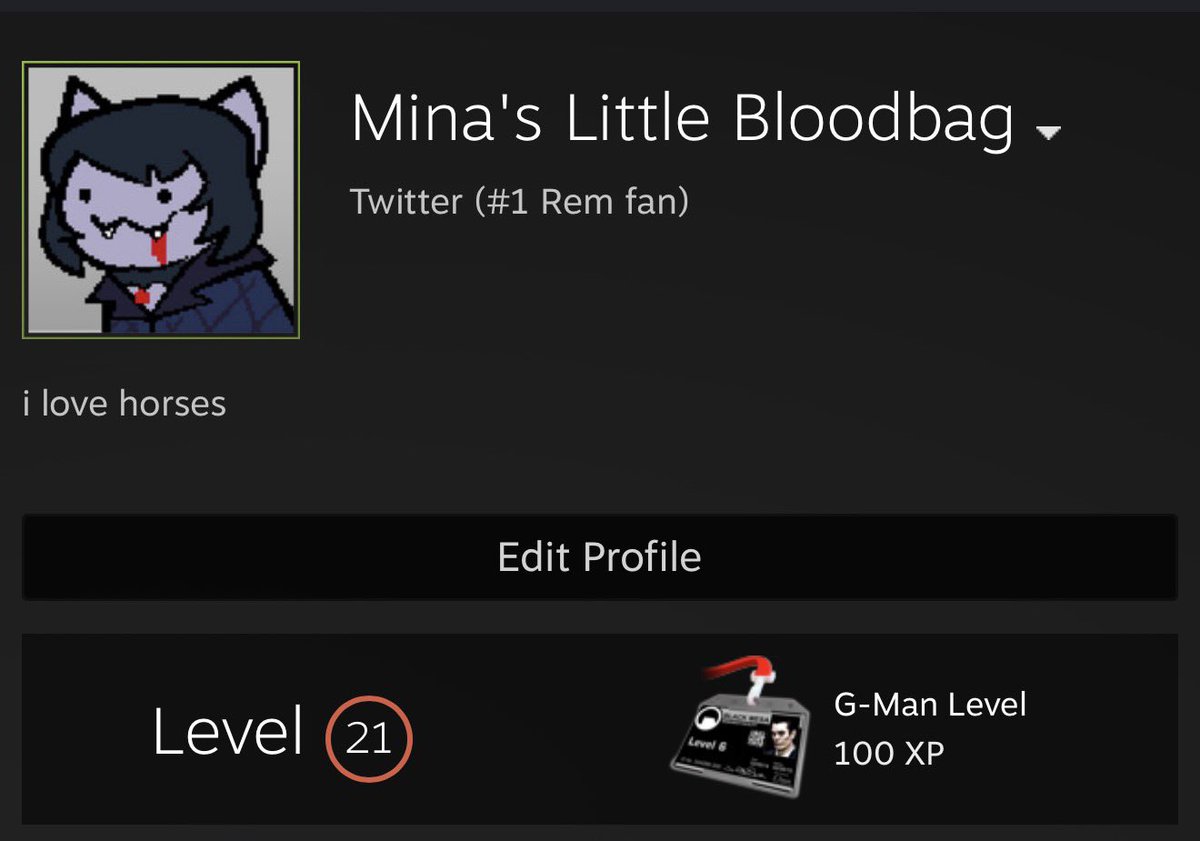 new steam profile