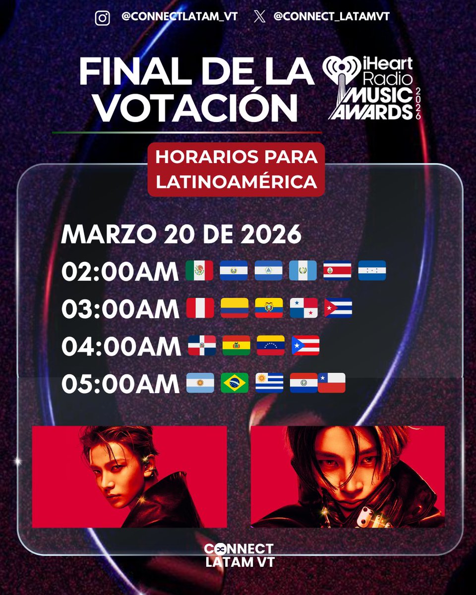 [📖] TUTORIAL • iHeartRadio Music Awards

#JAKE y #HEESEUNG están nominados bajo la categoría Favorite K-pop Collab. Vota siguiendo el tutorial y únete a las Power Hour.

🔗 iheart.com/music-awards/#…