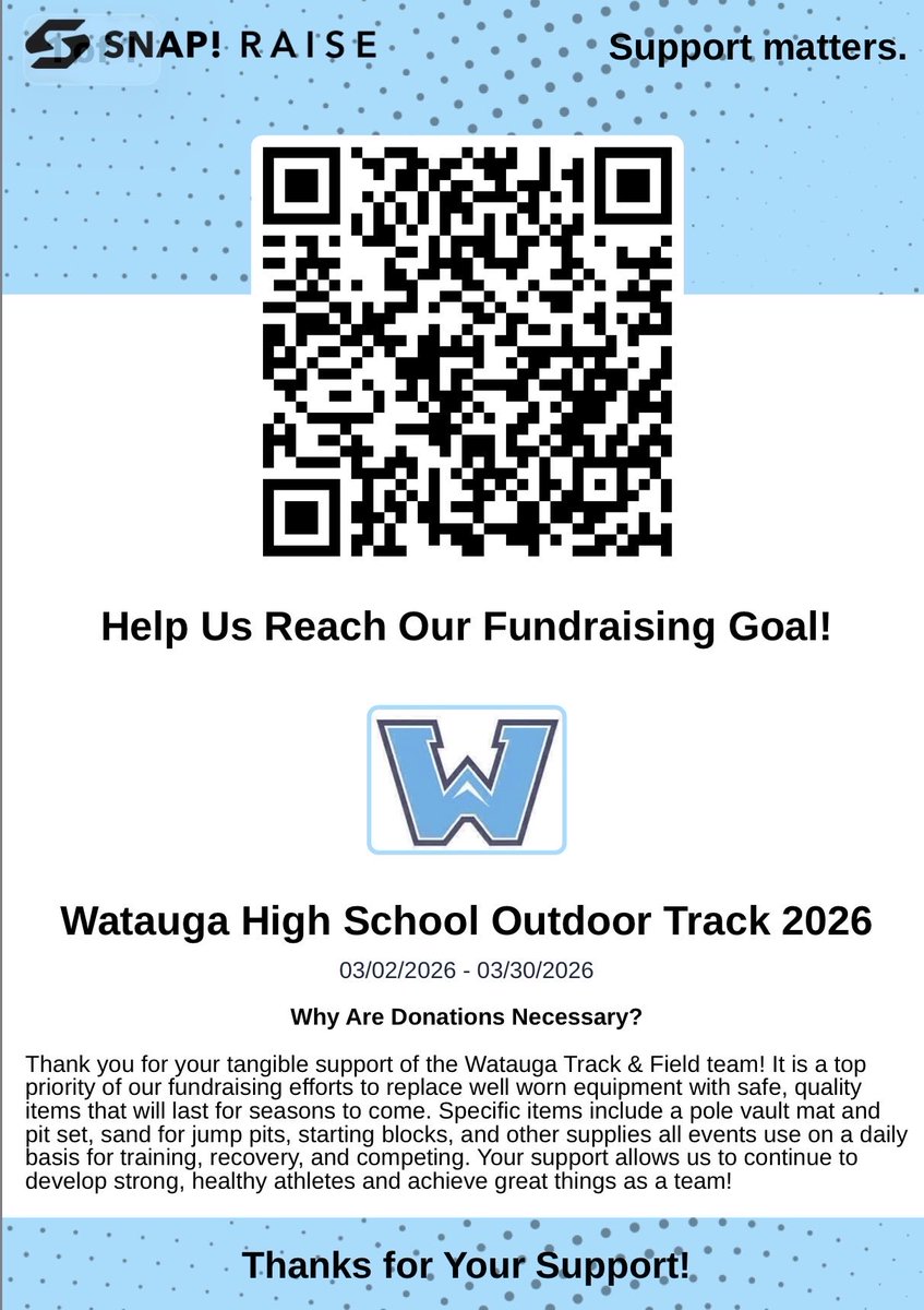 Watauga HS Track tweet media