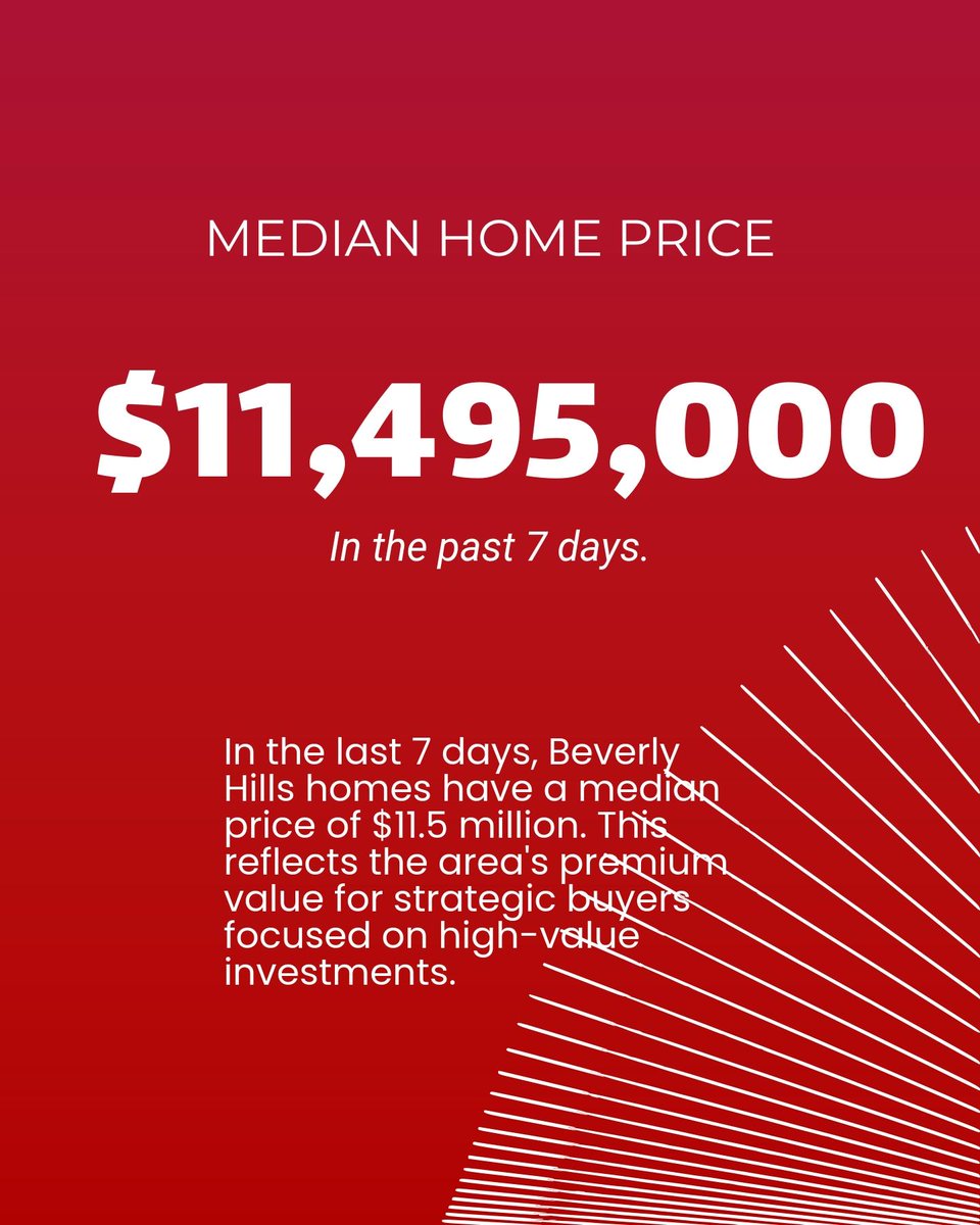 damoncohen's tweet image. Beverly Hills Market Snapshot:
- 192 listings | $11.5M median price
- $1,760/sq. ft. | 144 days on market
- 21.9% relisted (Strategic opportunities!)
DM me to discuss your next move. #BeverlyHillsRealEstate #HomeGoals