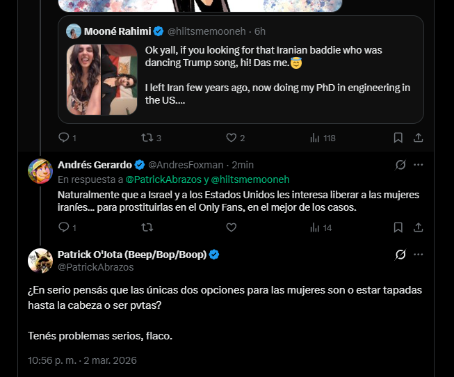 La que intentan vender ahora: los follacabras islámicos obligaban a las mujeres a cubrirse para que no se volvieran pvtas. Hay que estar mal de la cabeza, realmente.