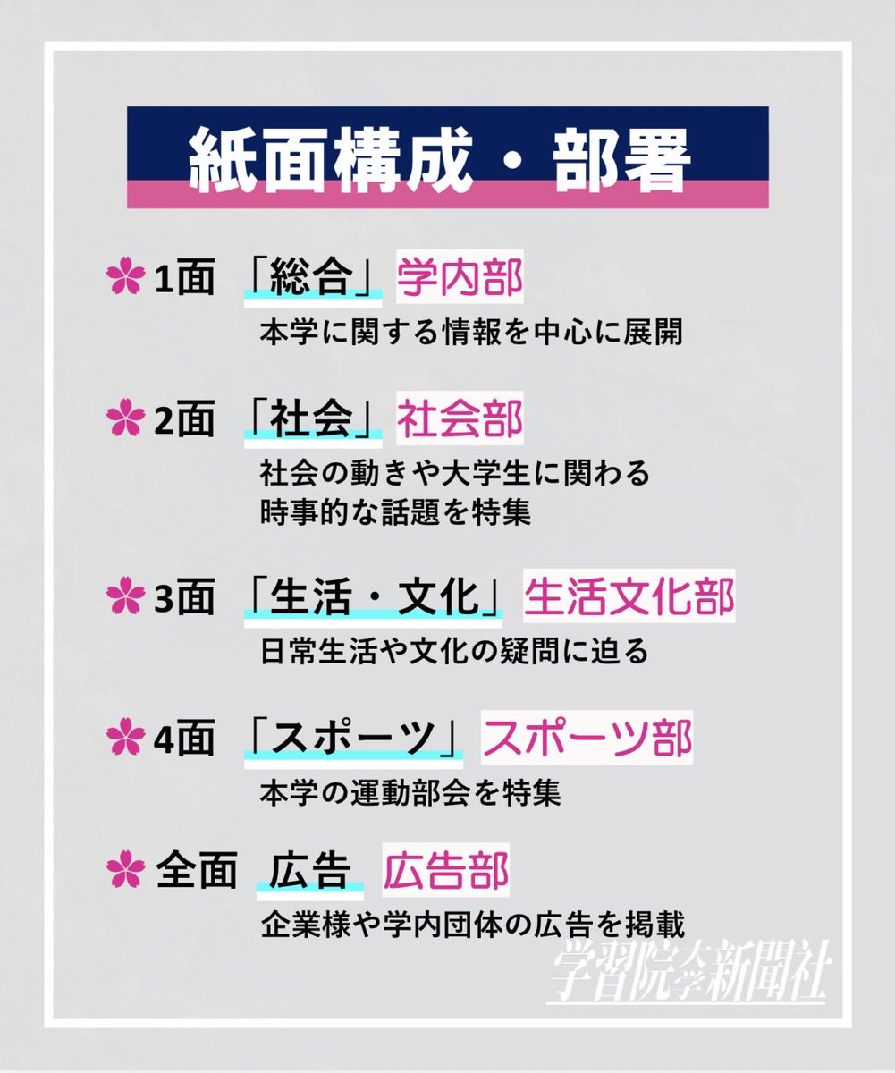 gakushuinpress's tweet photo. #学習院 #学習院大��� #春から学習院 #春からgu #学習院大学新聞社 https://t.co/suHwJWTYrI
