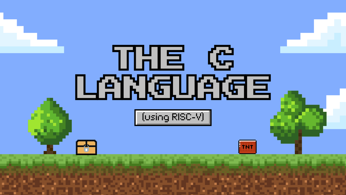_streetdogg's tweet photo. One of the problems C language solves is - Portability.

Before C, programs were written in assembler or machine code directly. The problem was, if you wrote the code for a certain architecture (say x86), it won't run on another architecture (say ARM) without being manually rewritten in the assembler/machine code for the said new architecture. With C, the compiler takes care of generating the assembler/machine code.

The right way to learn C is to understand what happens at the machine level as a result of the C statements you write. This way not only will you appreciate the language more but gain a deep insight into CPU-Memory interactions. This eventually, will help you reason better, write performant code and understand the limitation of C and other languages better.

To help you with this, I have created a learning track base on the RISC-V architecture. The lecture walk through how text is generated into machine code, how the CPU boot, the instruction encoding, Assembly view of the C instructions and more...

This course is included as part of the Library Access, which is a collection of courses to master lower level programming. You can check the details for the C course here: https://t.co/I52xLJBnTy