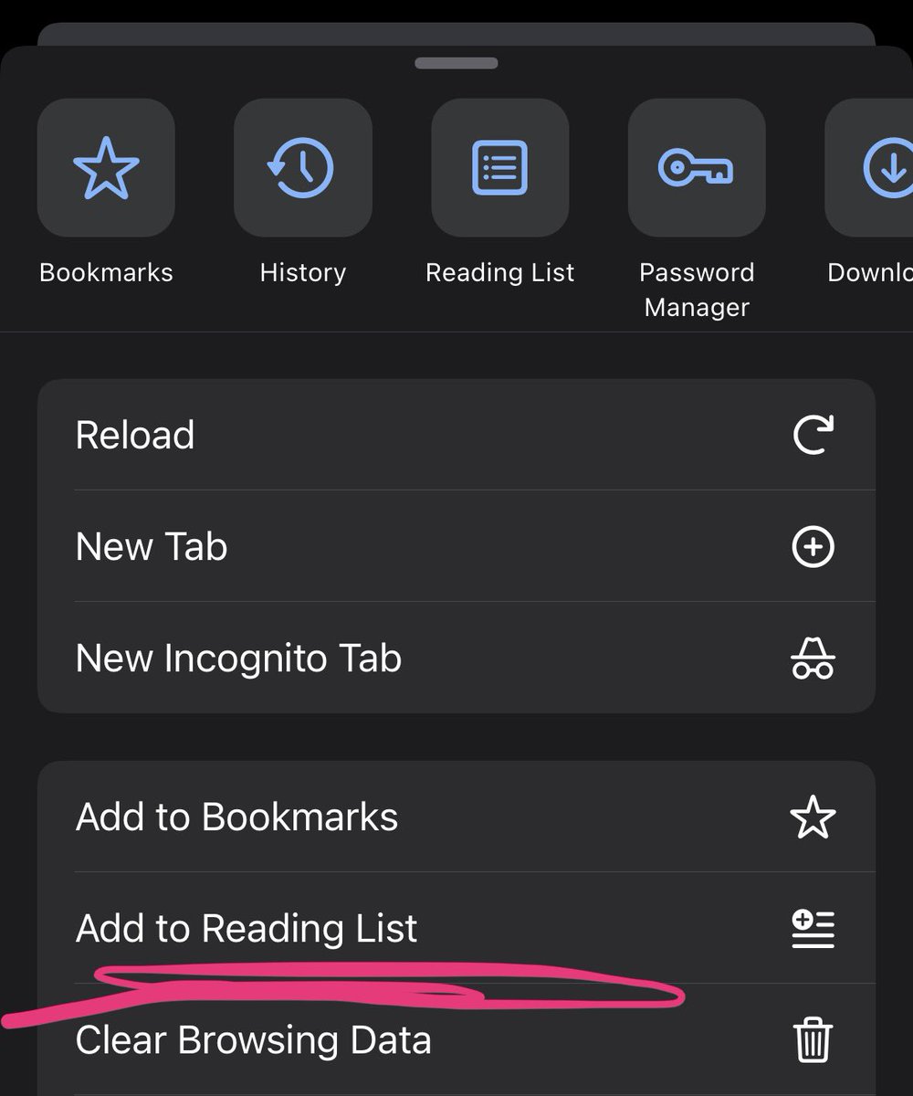 omegaheir's tweet photo. for anyone who uses the chrome app, you can add fics to your reading list and view them offline. its what i do when im reading on flights 🫶 https://t.co/heTQzwrn6y