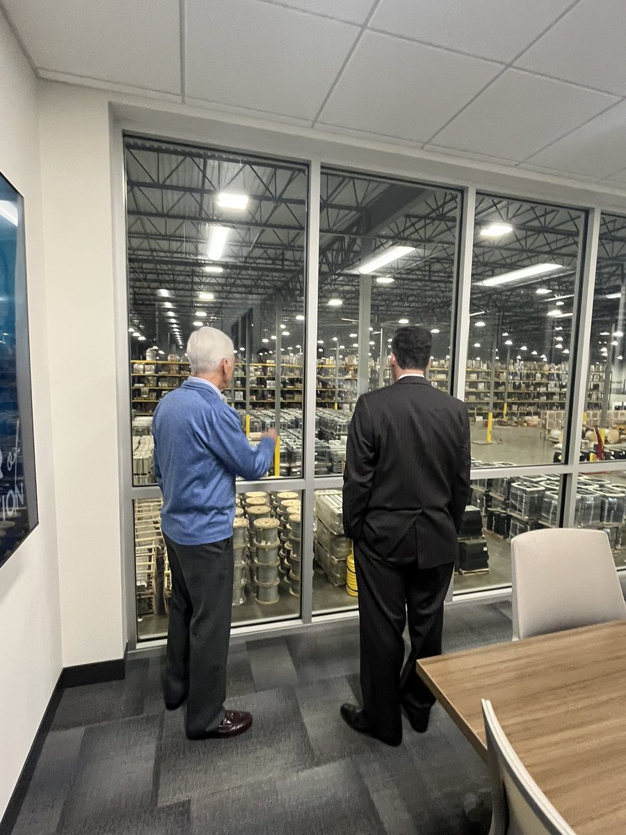 RepDavidKustoff's tweet photo. Earlier today, I had the opportunity to tour Power &amp; Tel’s facility in Fayette County. 

Thank you to Chairman Jim Pentecost and President &amp; COO Matt Spinolo for providing good jobs in West Tennessee and investing in our region. https://t.co/MsObduNrRK