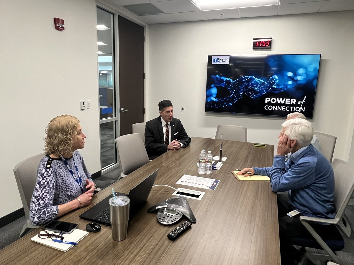 RepDavidKustoff's tweet photo. Earlier today, I had the opportunity to tour Power &amp; Tel’s facility in Fayette County. 

Thank you to Chairman Jim Pentecost and President &amp; COO Matt Spinolo for providing good jobs in West Tennessee and investing in our region. https://t.co/MsObduNrRK