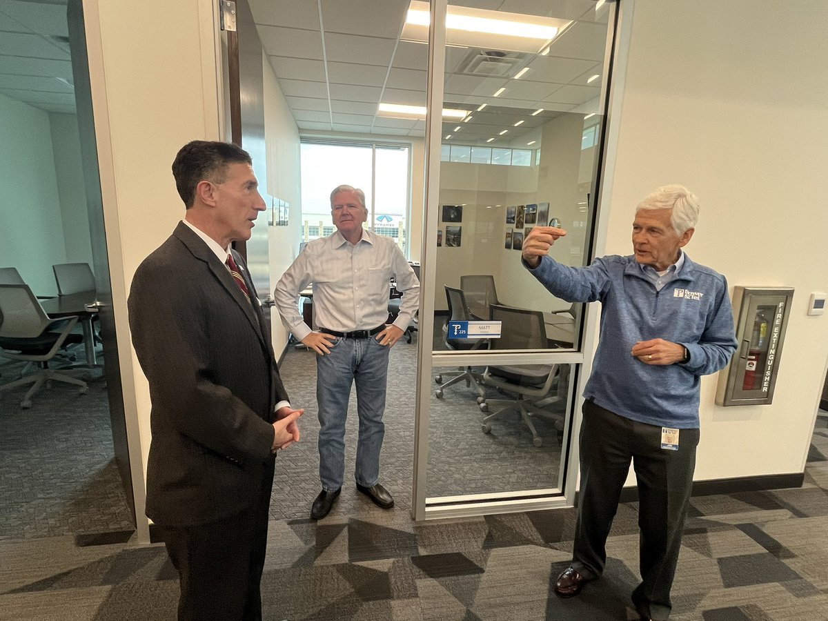RepDavidKustoff's tweet photo. Earlier today, I had the opportunity to tour Power &amp; Tel’s facility in Fayette County. 

Thank you to Chairman Jim Pentecost and President &amp; COO Matt Spinolo for providing good jobs in West Tennessee and investing in our region. https://t.co/MsObduNrRK