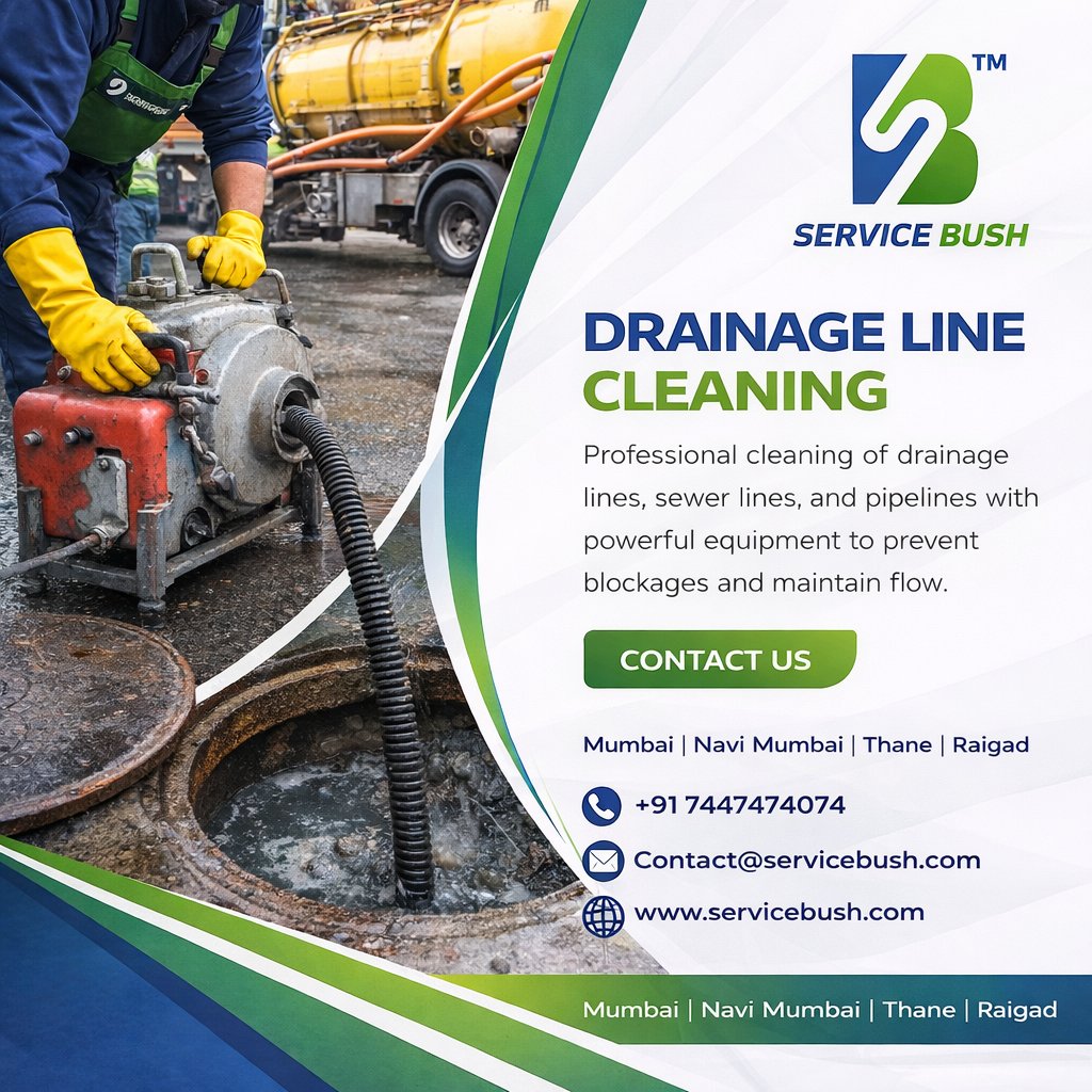 ServiceBush's tweet photo. Drainage Line Cleaning Service in Mumbai | Navi Mumbai | Thane | Raigad
Professional sewer &amp; pipeline cleaning solutions.
📞 +91 7447474074
#DrainageCleaning #Mumbai https://t.co/cvbWdFkQYM
