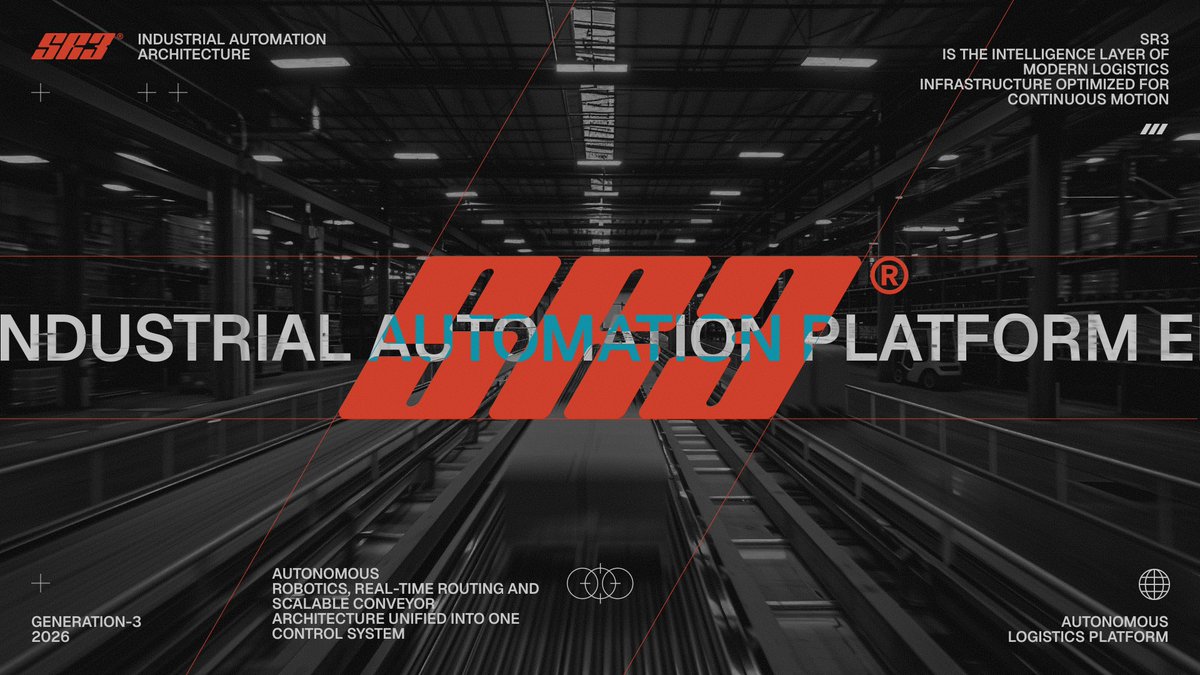tdeser's tweet photo. Exploring new branding and visual system for an AI-powered autonomous logistics and robotics platform. Looks bold and fast. I’m genuinely obsessed with this direction. https://t.co/1xupQXae9I