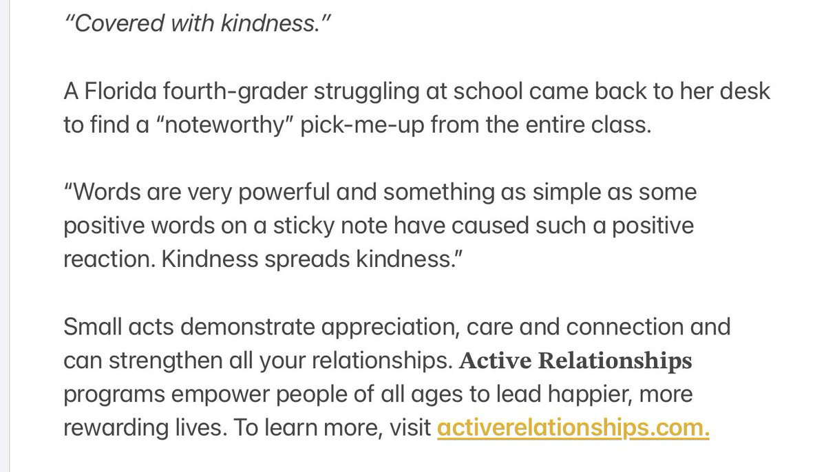 Active Relationships Center tweet media