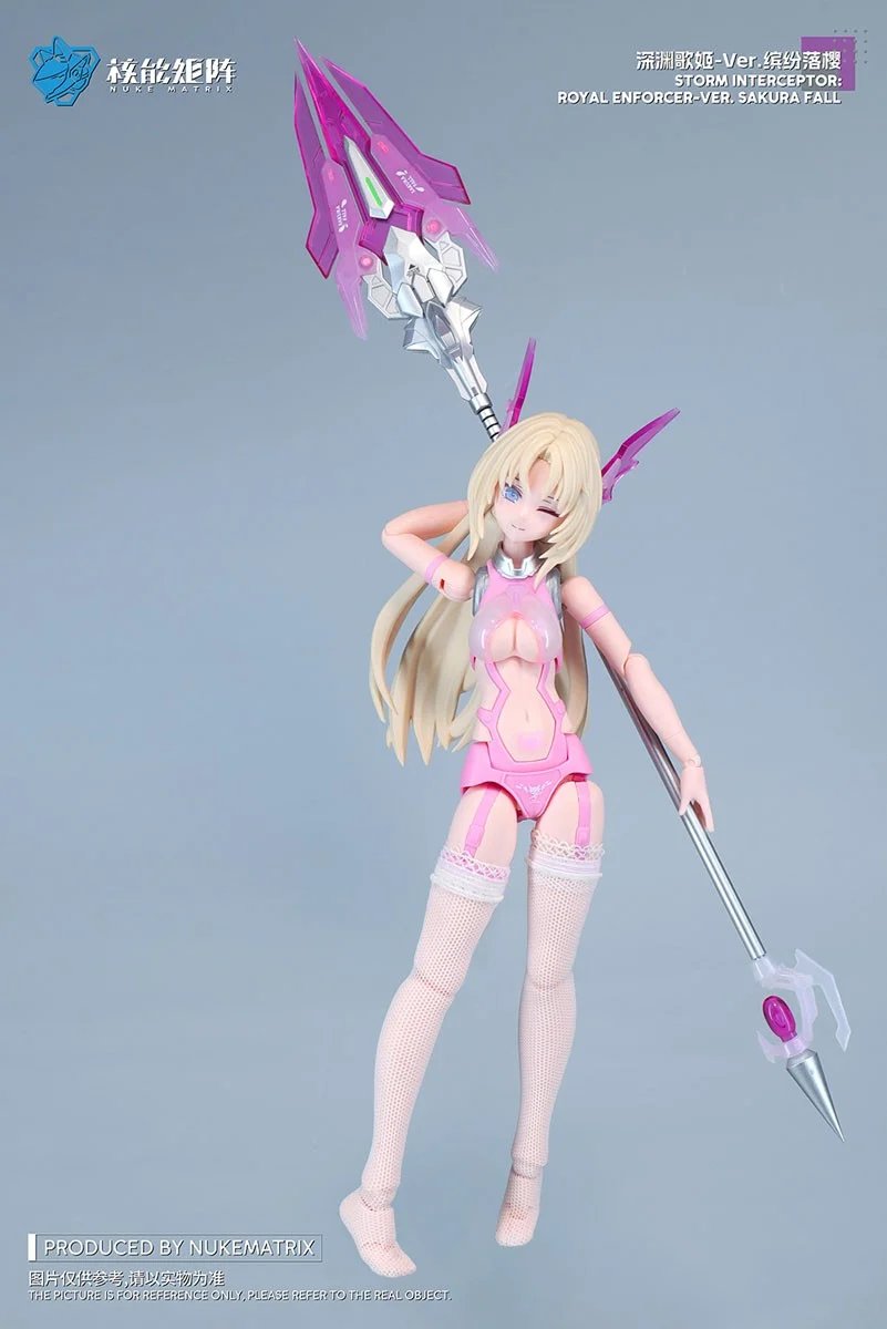 NUKE MATRIXの美少女プラモデル「STORM INTERCEPTOR：ROYAL ENFORCER」が、限定カラー「SIREN：SAKURA FALL VER.」として華々しく登場 fig-ziyohou.com/?p=58950