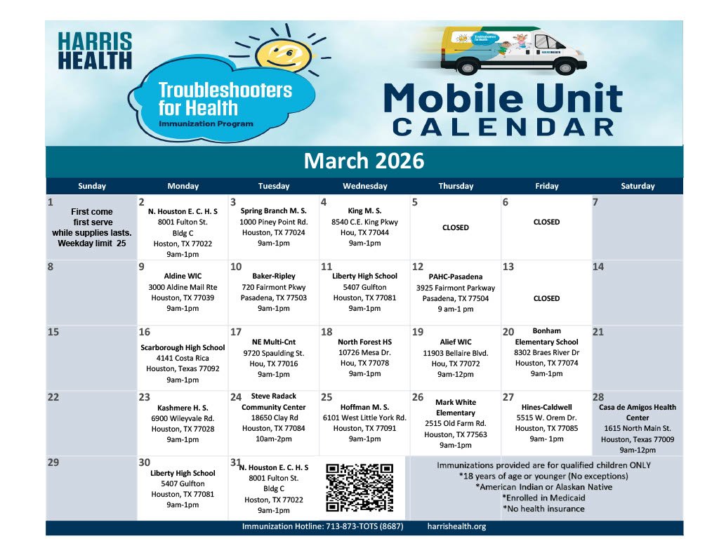 Harris Health tweet media