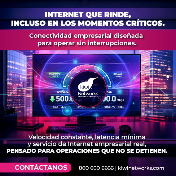 KiwiNetworks's tweet photo. Conectividad dedicada para empresas que exigen resultados.Internet Dedicado Kiwi, diseñado para alto desempeño.

https://t.co/fIBHR8bbFR
📞 800 600 6666.

#KiwiNetworks#DedicadosAConectarte https://t.co/5HYFl3ZXNb