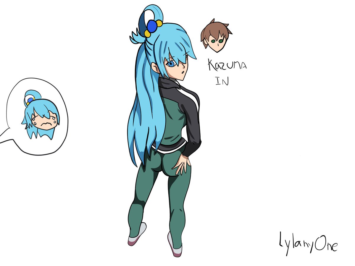 LylanyOne's tweet photo. Aqua x Kazuma Body Swap Konosuba

#bodyswap #BodySwap #bodyswitch #Possession #入れ替わり #TSF #KonoSubarashiiSekaiNiShukufukuWo https://t.co/2jFg1RVy8F