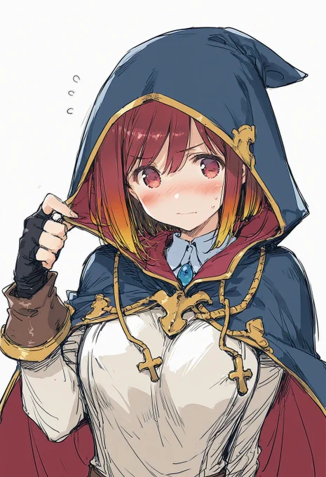 前のアンケートで「昔の目(表情)の方が好きだった」って何名か答えてくれてて、確かに最近は←(左)の感じでいれてるけど、→(右)の方がいいのかなって