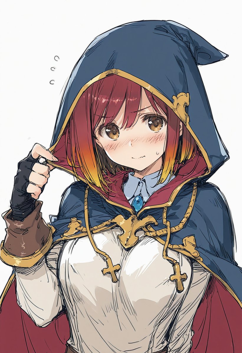 前のアンケートで「昔の目(表情)の方が好きだった」って何名か答えてくれてて、確かに最近は←(左)の感じでいれてるけど、→(右)の方がいいのかなって🤔 