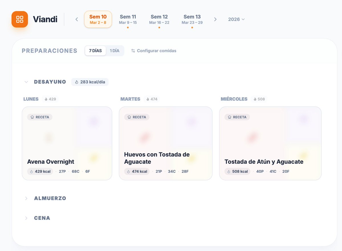 ramgendeploy's tweet photo. I'm building something!! It's a weekly meal planner. 
For now I just have the app running on desktop, and I'm having a blast coding it. 
I tried it myself and honestly I really like it. I'll be posting more updates in the coming days! https://t.co/h2kl00Nz9y