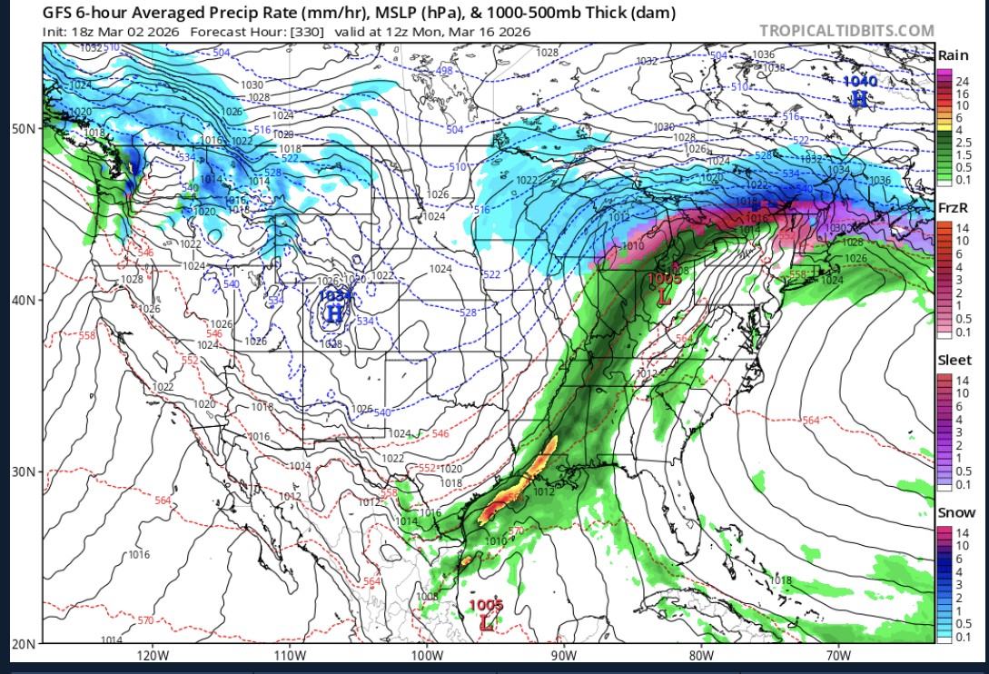Coolest frame from the last GFS run day 10