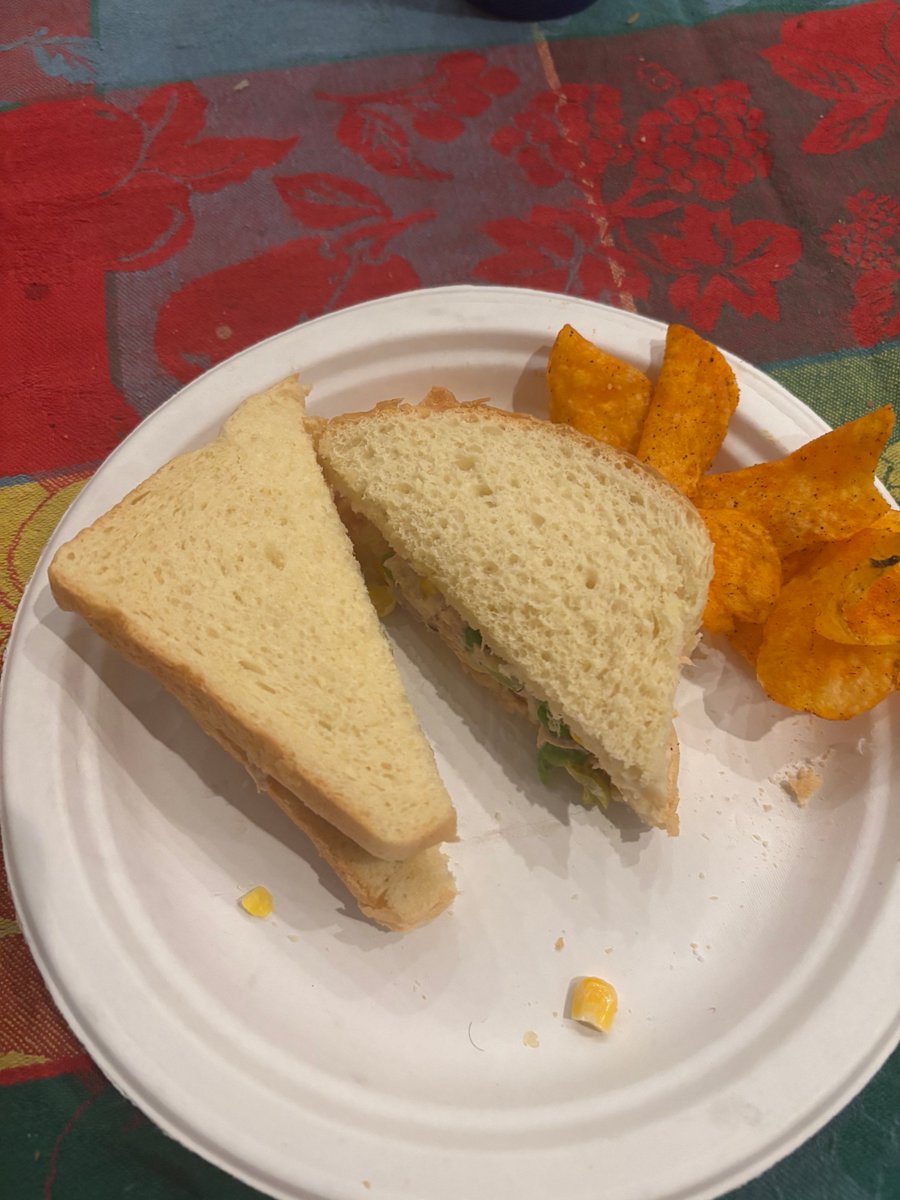 Is that a triangle cut sandwich? Yes, yes it is. Deal with it Twitter!