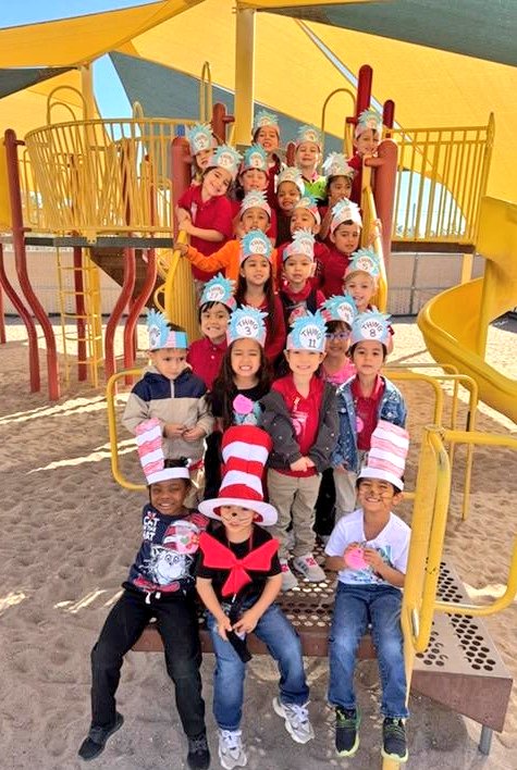 HHeights_ES's tweet photo. Hats off to Dr. Seuss! 🎩❤️ Our campus was filled with Cat in the Hats, Things 1 &amp; 2, and so much reading fun today! We love celebrating the joy of books! 📖 #ReadAcrossAmerica #TeamSISD #ThrivingAtTheHive https://t.co/8RbxKlXI5u