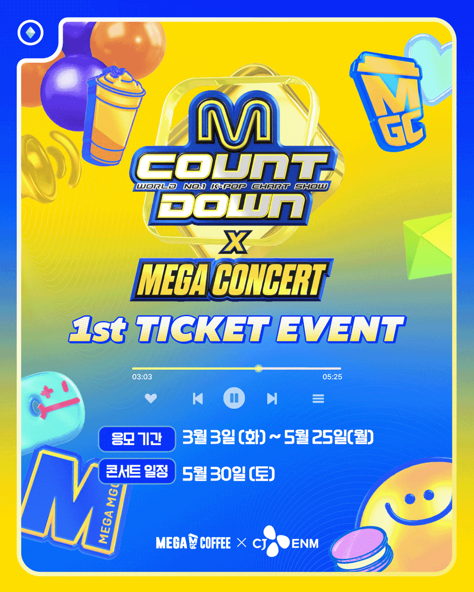 EVENT INFO] ✨M Countdown x MEGA CONCERT✨ 📅 May 30 (Sat) 🕒 19