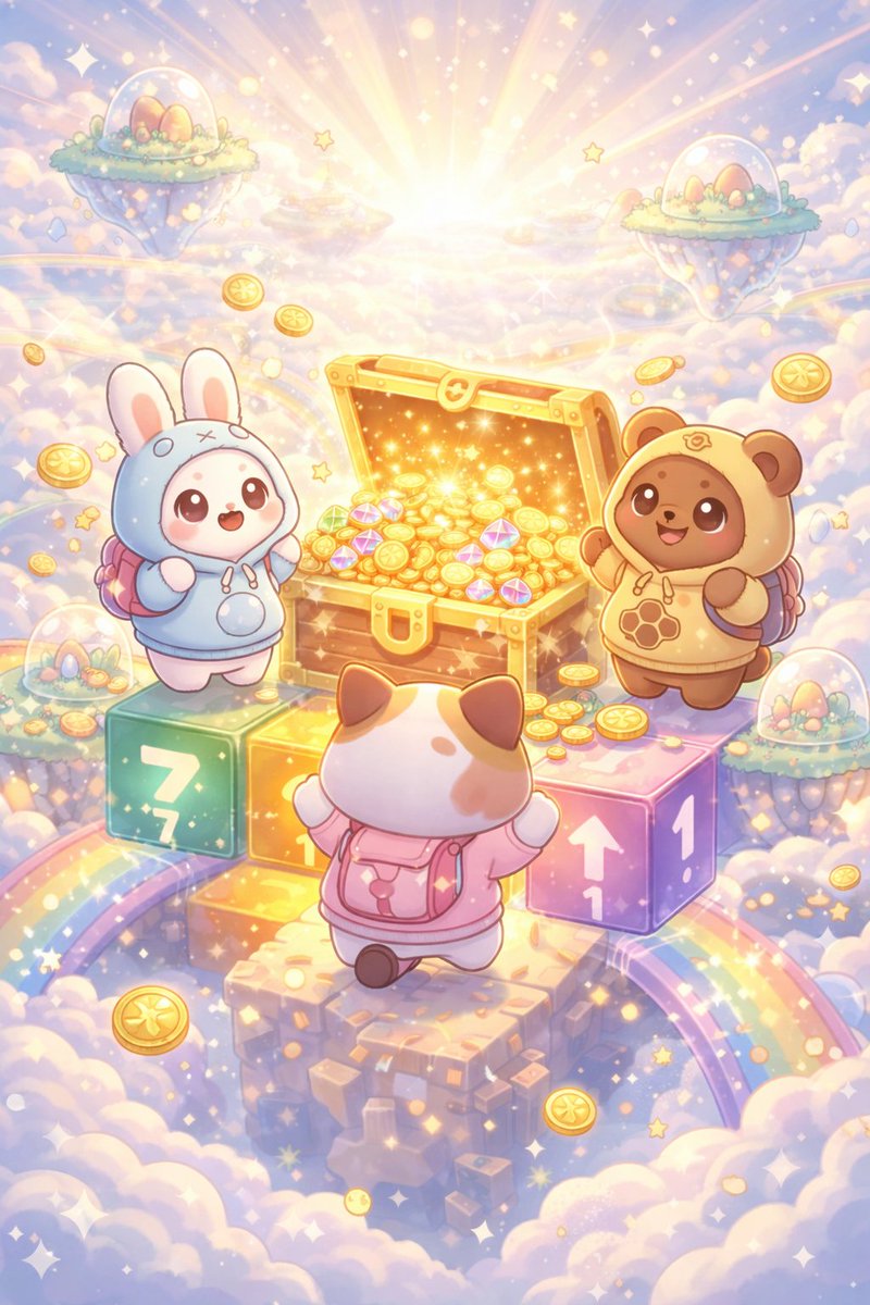 MoveDogPlay's tweet image. 🌈✨ The treasure awaits above!

Climb one step at a time
and unlock rewards along the way 🪙💎
Small challenges,
big moments of joy.

MoveDog — the higher you go, the brighter it gets 🐾🚀
Play Now : t.me/move_dog_bot
#MoveDog #MDOG #RewardTime #LuckyMoment #PuzzleJourney