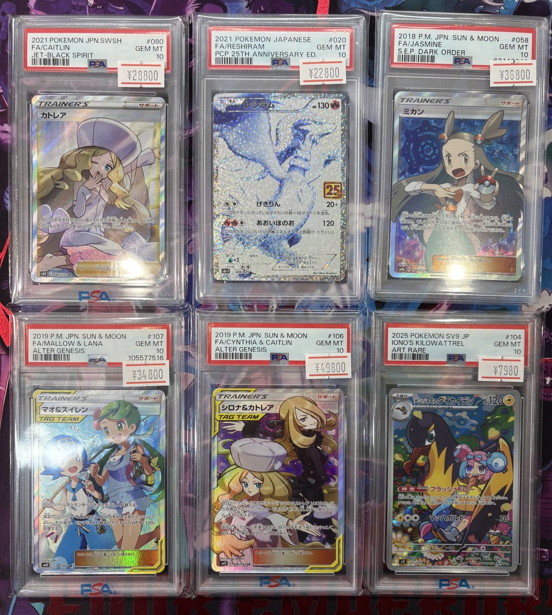 🛍PSA10カード入荷🛍 シロナ＆カトレア マオ＆スイレン カトレア