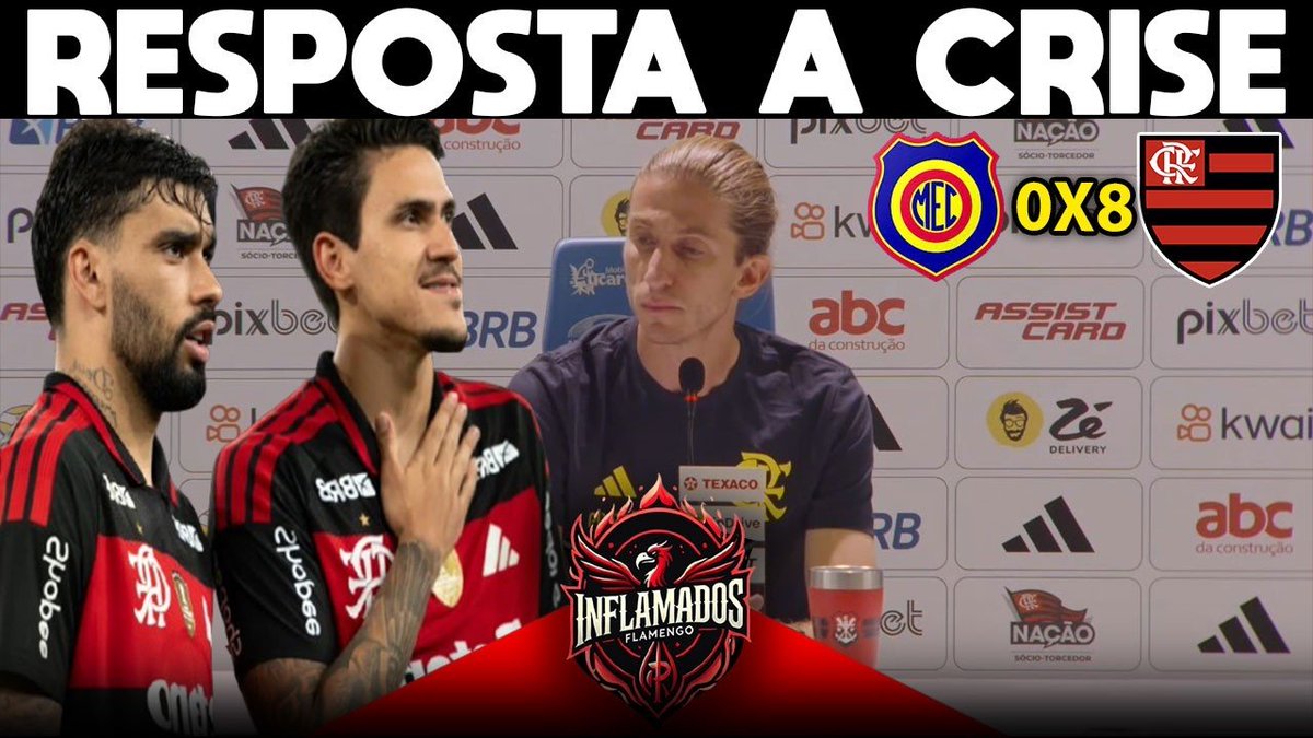 olucasferreiras's tweet photo. RESPOSTA NA GOLEADA! MADUREIRA 0X8 FLAMENGO | COLETIVA DO FILIPE LUIS APÓS HUMILHAÇÃO
▶️ https://t.co/SKahIeclIy
Estamos ao vivo com as últimas notícias do Flamengo, venha participar conosco no canal InFLAmados
#Flamengo #FLAxMAD #Madureira #RNsegueRN #Carioca2026 https://t.co/yfhcx9czxx