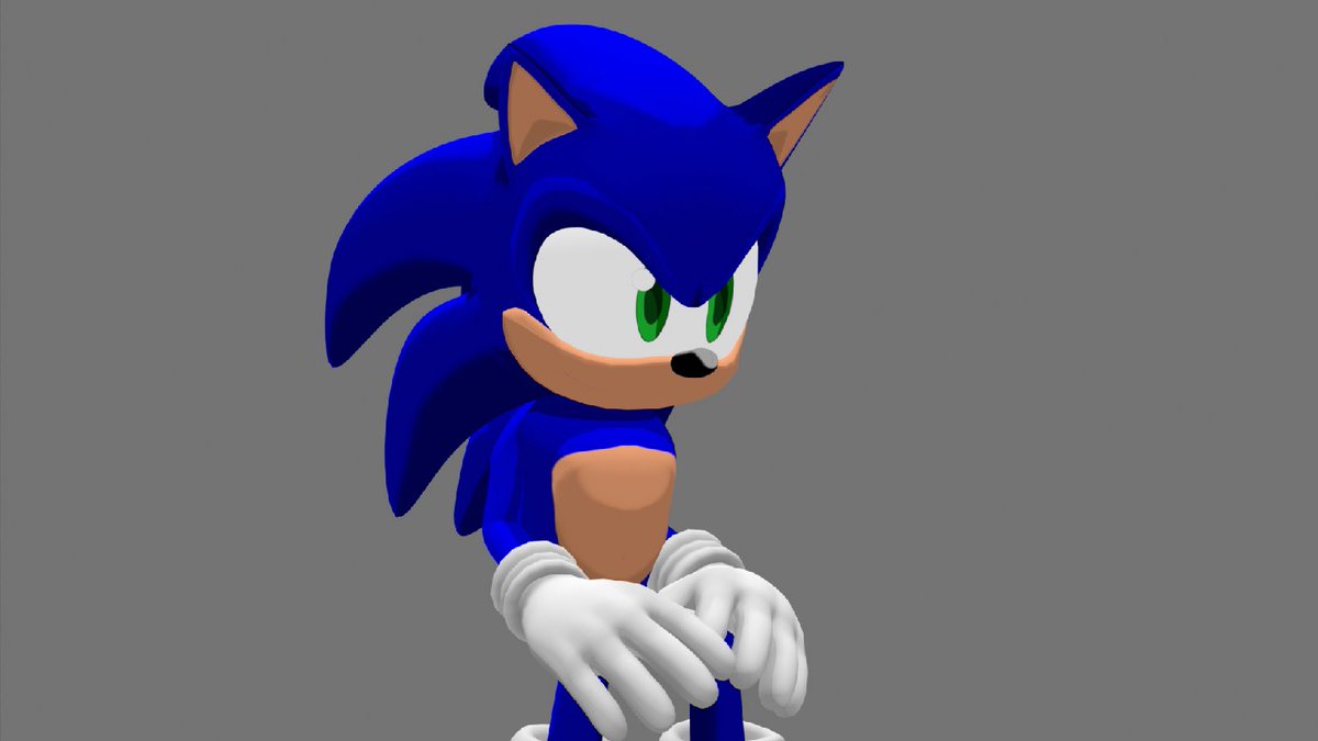 ItsJustPup's tweet photo. Updated shading for the scrimbly jimblies based on what I learned modelling NiGHTs. Now they have a slight, soft shading to them along with their shadows and highlights. #SonicTheHedgehog #Blemder https://t.co/ypE7YgJCh4