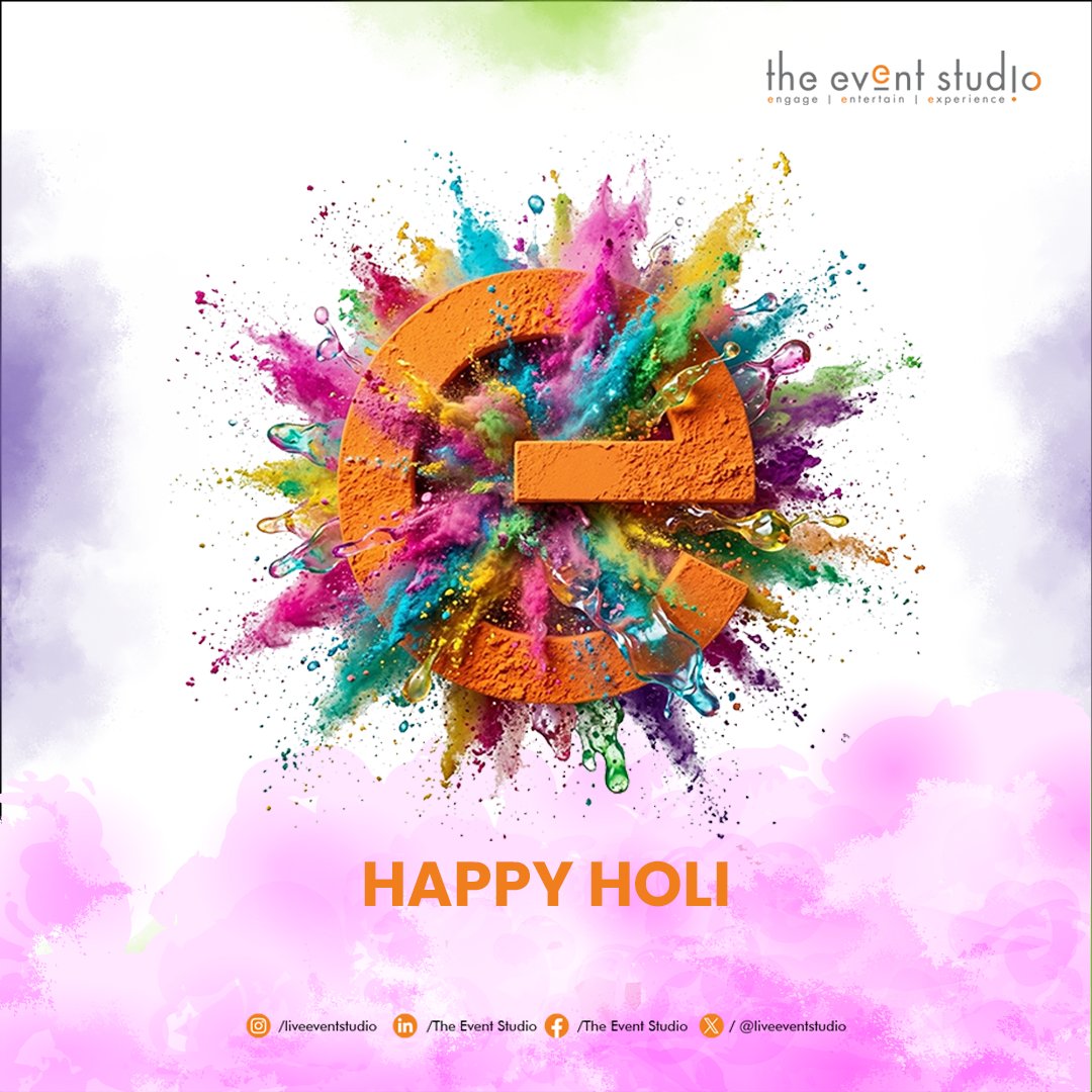 LiveEventStudio's tweet photo. Holi reminds us that colour isn’t about how loud it is,
but how gently it stays - quiet, beautiful, and full of warmth. Happy Holi to everyone! #HappyHoli #Holi #HappyHolikaDahan https://t.co/E0G1xmyCrP