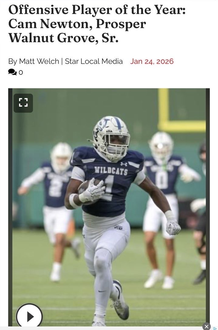 CamANewton's tweet image. Blessed to get Offensive Player of the Year🙏🙏 Appreciate @MWelchSLM for the write up! #alwayshungry #skobuffs
@DNVR_Buffs @ScottProcter_