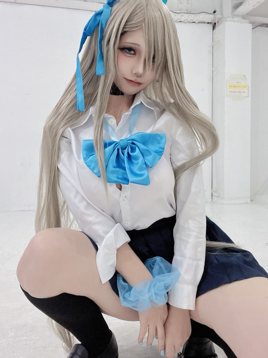 きなこもちのアスナコスプレ
