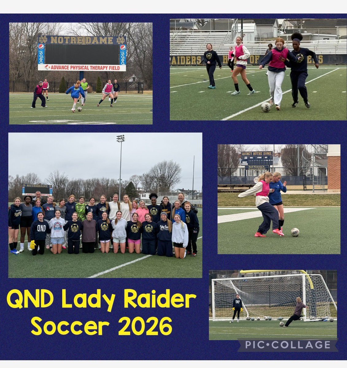Girls took the field today for their first practice for the 2026 season!! Go Lady Raiders!